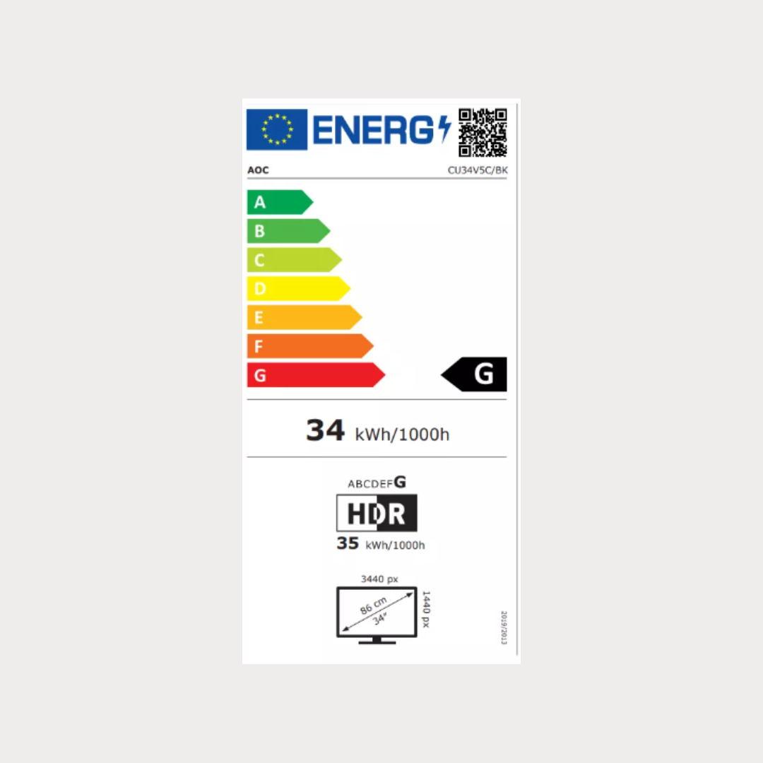 AOC - Monitor CU34V5CW
