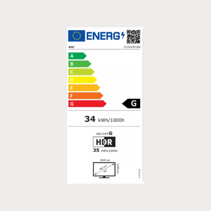 AOC - Monitor CU34V5CW